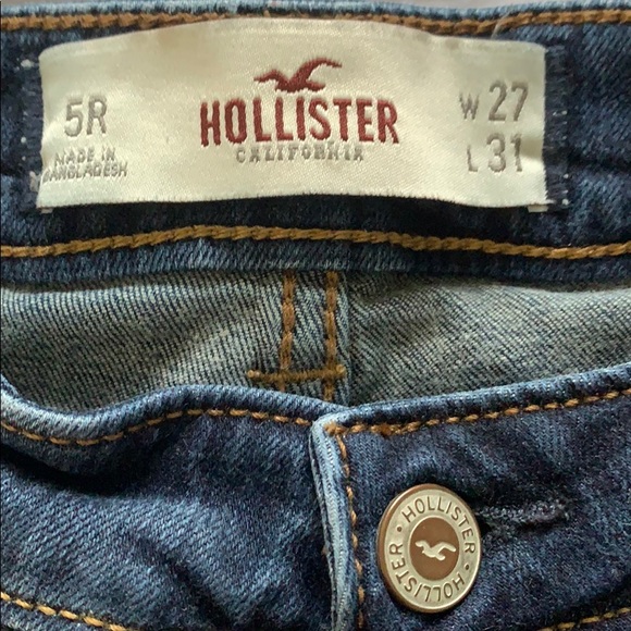 Hollister Dark Blue Skinny Jeans - 5R - Picture 4 of 8
